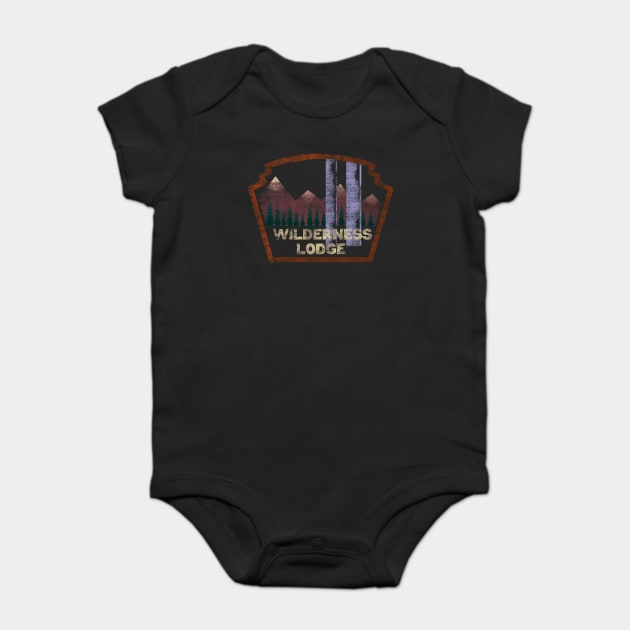 Wilderness Lodge II Baby Bodysuit by Lunamis